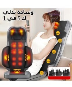 XiuWoo Shiatsu Neck and Back Massager with Heat, Deep Tissue 3D Kneading, Massager Chair Pad for Full Back, Neck, at Home, Office Use, Comfort Gifts for Women and Men
