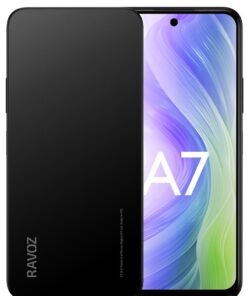 Ravoz A7 No Camera No GPS, 16GB RAM (8GB + 8GB Expandable), 256GB ROM | NFC | Black (UAE Version)