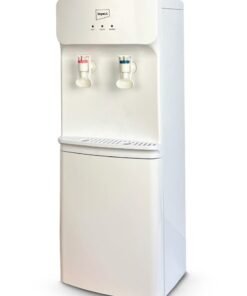 Impex Water Dispenser 2 Taps Hot And Cold Stainless Steel Tank Compressor Cooling System WD 3904B White
