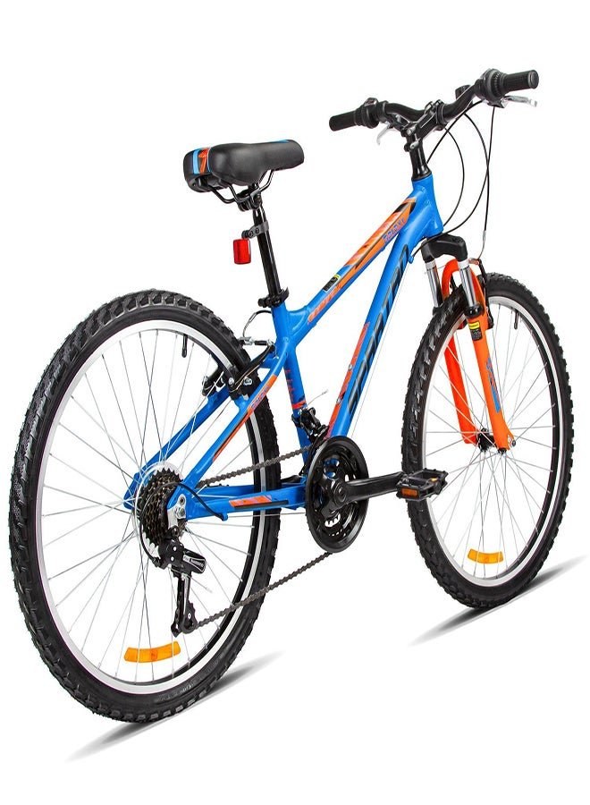 Spartan Galaxy Mountain Bicycle | 24 inch wheel size | 21 speed Shimano gears |For teens and adults Blue - Image 2