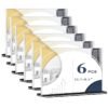 Acrylic Sign Holder A4, T Shape Table Top Display Stand, Poster Menu Holder Double Sided Display Stands for Restaurant, Hotel, Promotions, Photo, Documents & More(A4, 6 Pack)