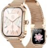 RollsTimi  Ladies Smartwatch with Diamond design Luxury watch,1.75" HD Fitness Tracker Watch with Heart Rate, Sleep Monitor,110+ Sport Modes Fitness Watches for Women