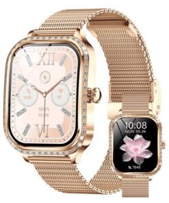 RollsTimi  Ladies Smartwatch with Diamond design Luxury watch,1.75" HD Fitness Tracker Watch with Heart Rate, Sleep Monitor,110+ Sport Modes Fitness Watches for Women