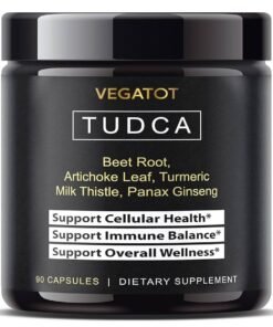 VEGATOT TUDCA Beet Root,Tauroursodeoxycholic Acid ,Liver Support with Beet Root L-Arginine Milk Thistle Artichoke - Bile Flow Support Clean & Detox Formula 90 Capsules
