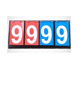 DUNISO 4-Digit Portable Desktop Scoreboard Flipper, Volleyball, Basketball, Table Tennis, Football And Other Sports Scoreboards