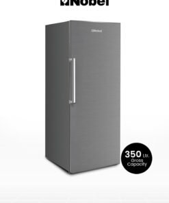 Nobel 350L Gross / 235L Net Capacity Upright Freezer, 7 Drawers, Defrost System, Eco Compressor, Lock & Key, 12kg/24h Freezing Capacity, R600a Refrigerant, Durable Condenser 350 L 478.15 kW NUF350 Silver