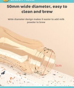 Alternative view of bbet Feeding Bottle,280ML Feeder Bottle for 6 Months+ Baby，Baby Milk Bottle with Handle,PPSU  Kids Milk Bottle,  Medium Size Small Circular Automatic Nursing Bottle with White