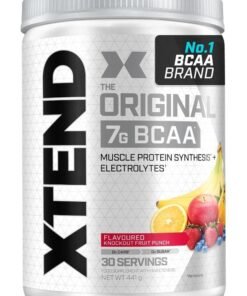 SCIVATION Original BCAA Powder Zero Sugar With Electrolytes for Hydration & Muscle Repair, Post-Workout Supplement, Knockout Fruit Punch Flavor - 30 Servings