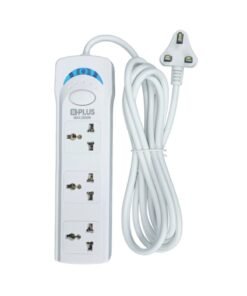 KPLUS 3 Way 3 Meter Extension Cord Power Cord Power Strip with Switch