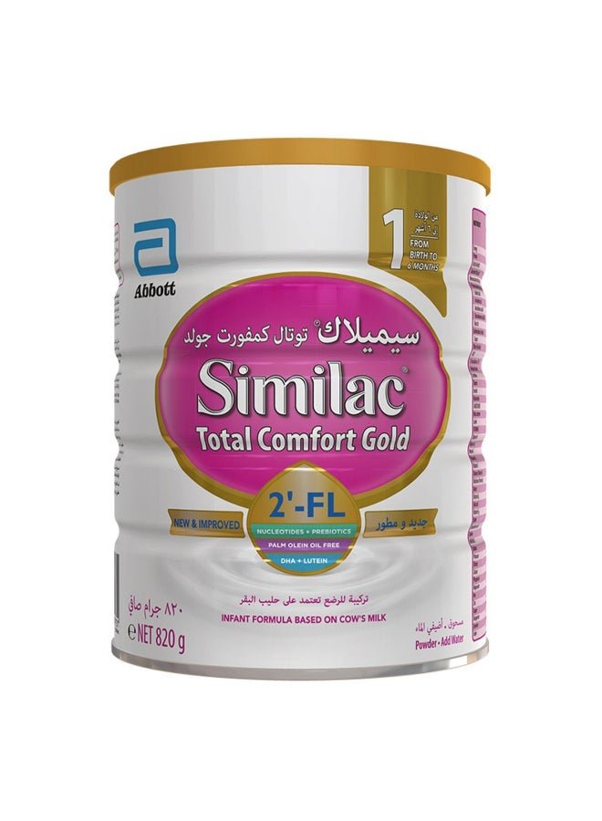 Similac Total Comfort Gold 1 Infant Formula 820grams