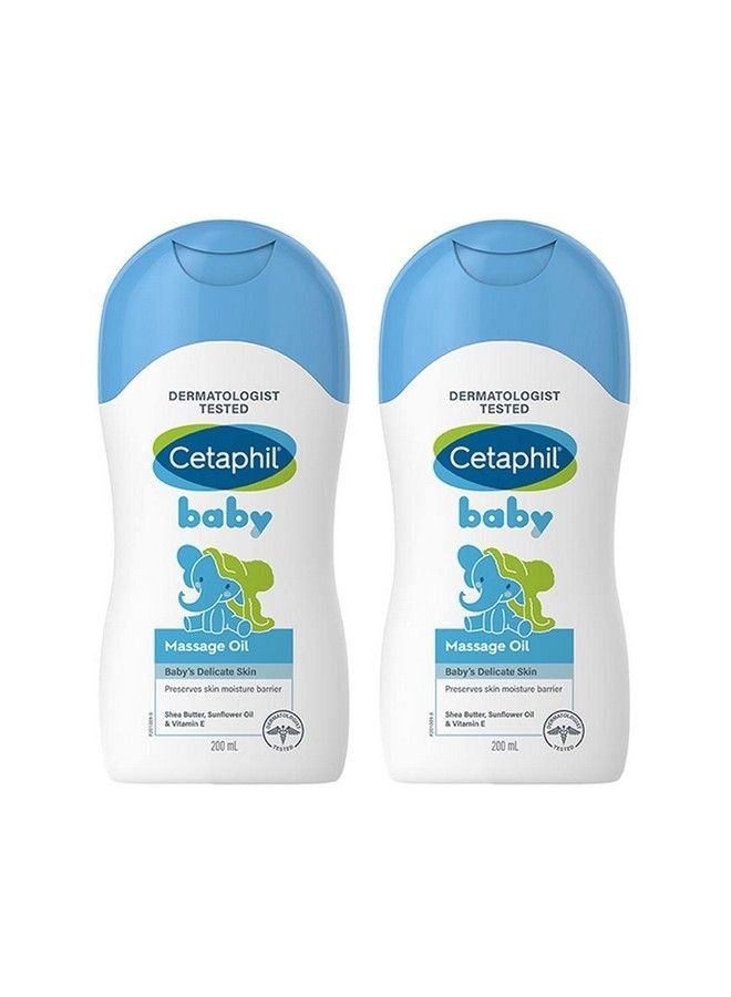 Cetaphil Baby Massage Oil (200Ml) Pack Of 2