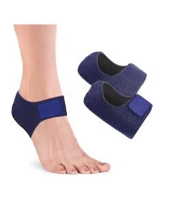 2 Pieces Heel Ankle Brace, Plantar Fasciitis Socks with Arch Support, Foot Care Compression Sleeves, Heel Protector Heel Pads for Cracked Heels, Relieve Heel Pain.