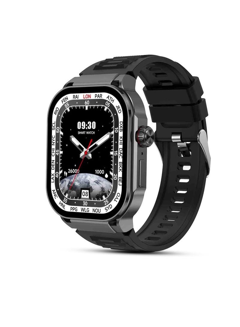 Amoled Touch Screen Smart Watch, Waterproof Smart Student Bracelet With Multi Sports Modes, Activity Fitness Tracker With Heart Rate Blood Pressure And Sleep Monitor, (1pc, Black)