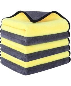 HOOKOR Car Drying Towel, Microfiber Towels car wash towel,Thickened and highly absorbent double-sided Drying towel, Reusable Scratch free cleaning cloth for car, Household (40×60cm,6Pack)