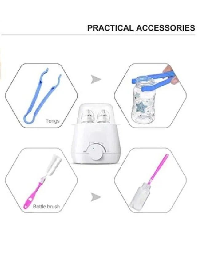MIXDE Electric BPA Free Warmer Baby Feeding Double Multifunctional Baby Food Heater Steam Sterilizer - Image 3