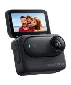 Insta360 GO 3S Midnight Black (128GB) | 10m Waterproof Tiny Action Camera, 4K Wide-Angle Video, 2.2" Flip TouchScreen w/ Action Pod, Auto Stabilization, with Apple FindMy, Magnet Pendant, Clip