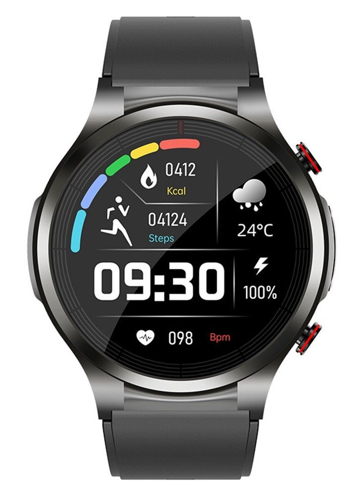 AROAQ W11 Pro Smart Watch, 1.32" Hd Color Screen Multifunction Smart Wrist Watch, Ai Intelligence Smart Fitness Watch With Ppg+ecg Blood Pressure Heart Rate Temperature Monitoring, (Silver Black)