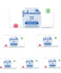 Johnson's Baby Soap Mild And Gentle Cleanse 125g 6 Pcs