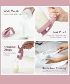 Alternative view of Momcozy Breast Milk Pitcher, Resistant to Heat and Cold Abrupt Temp Swings, No Leak Breast Milk Fridge Storage Container With Wide Mouth, Fast Baby Formula Maker, Breastfeeding Essentials