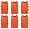6-Piece Cricket Soccer Pinnies Quick Drying Football Team Training Bibs Sports Vests