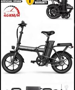 Wind Horse W2A Folding Electric Scooter with 350W High Speed Motor, 36V 8AH Battery, 40 KM/H Speed, 35 KM Range, Dual Disk Brakes, Carbon Alloy Frame and 16 Inches Tires