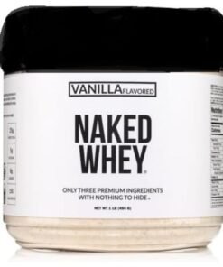 Nakd Nutrition Vanilla Whey Protein 1Lb, Only 3 Ingredients, 12 Servings