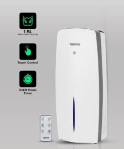 GEEPAS Digital Air Purifier and Humidifier, Advanced Filtration/ Multiple Functions, Ideal for Home and Office GAP63073UK WHITE