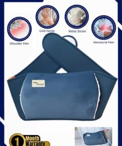 Prime by javaudan Rechargeable Electric Hot Water Bag Belt with Fleece Cover | For Body Pain Relief, Arthritis Pain Relief, Menstrual Cramps, Period Pain Relief, Hot & Cold Therapy