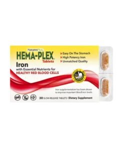 Nature's Plus Hema-Plex Iron with Essential Nutrients 10 Tablets