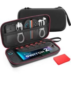 DOBE Carrying Case for Nintendo Switch 2, Portable Switch Travel Case, with Game Card Case