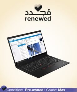 Lenovo Renewed - ThinkPad X1 Carbon G7 Laptop With 14-Inch Display,Intel Core i5 Processor/Dual Core/8th Gen/16GB RAM/512GB SSD/Intel HD Graphics/Windows 10 English Black