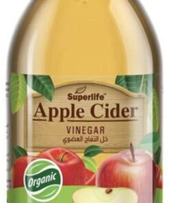 SuperLife  Apple Cider Vinegar Organic 100% Pure Raw Unfiltered With The Mother500Ml