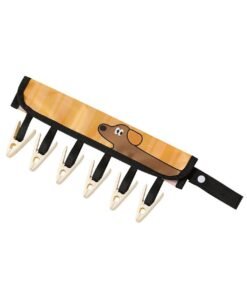 Travel Foldable Hangers Clothes Drying Rack ​Sock Clothesline Hotel Laundry Bathroom Towel Hanger Folding Cloth Clothes Clip Portable Clothespin with 6 Clips