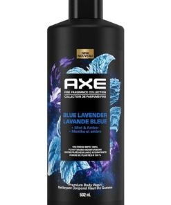Axe Fine Fragrance Collection Body Wash For Men 12h Refreshing Scent Shower Gel Blue Lavender Infused with Lavender Mint and Amber Essential Oils 532ml