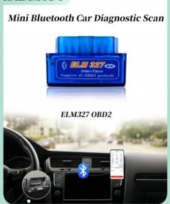 HALAMODO Mini ELM327 OBDII Car Diagnostic Scan Professional Bluetooth Scan Tool and Code Reader for Android & PC Car Auto Diagnostic Scanner