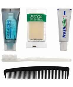 Moda West 24 Kitsbulk Case Of Wholesale Basic Toiletry Kits For Men Women Travel Charity