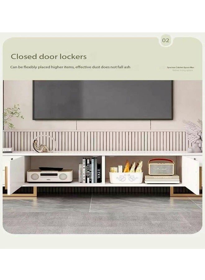 fashionhome Modern Wood TV Stand, TV Entertainment Center with Drawer and Shelf Storage - Versatile Cabinet Table for Living Room, Media Console with Ample Storage Space, Modern Design TV Unit 120x30x40 CM - Image 3