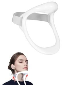 Polish'D Neck Support Brace, Portable Adjustable Neck Brace for Cervical Pain Relief Correct Neck Posture Cervical Collar for Home Office