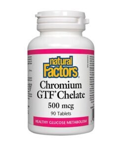 natural Factors Chromium GTF Chelate 500 mcg 90 Tablets