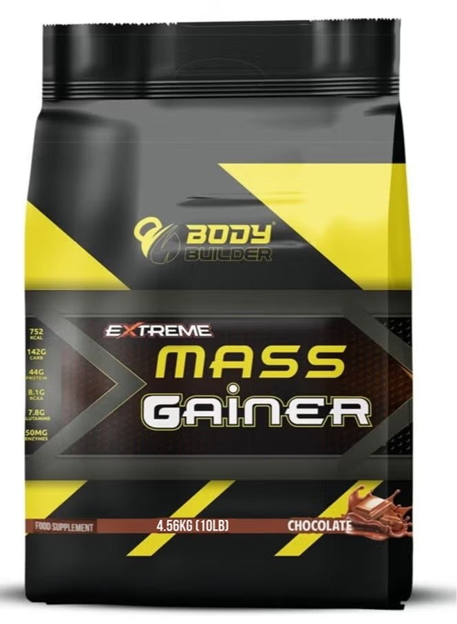Body Builder Extreme Mass Gainer Weight Gainer 10 Lbs Chocolate Flavor