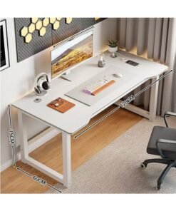JCB CHIC Computer Desk Corner Desk Gaming Desk PC Table with Large Monitor Shelf,Writing Study Table with USB charging,120*60*74cm E-sports Ergonomic Gaming Table Office table