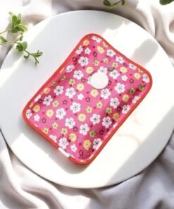 Lifenpure electric rechargeable heating hot water bag for shoulder neck back and menstrual pain relief pink color