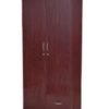 ALWASIT HOME 2 Door Wooden Wardrobe Cabinet Cupboard Engineered Wood With 1 Lockable Drawer Perfect Modern Stylish Heavy Duty