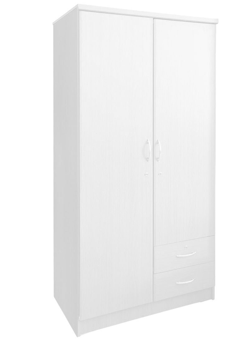 Galaxy Design 2 Door Wooden Wardrobe Cabinet / Cupboard Engineered Wood Perfect Modern Stylish Heavy Duty