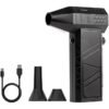 GGEROU Compressed-Air-Duster-Mini-Blower- Turbo Fan- 130000RPM Electric Duster- Keyboard Cleaning kit- No Canned- Replace Compressed air can- Jet Dry Blower-Car Dryer air Blower- Pc dusters for Cleaning (X6)