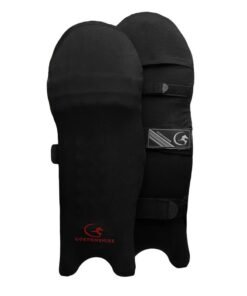 Gortonshire Cricket Pads Colored Skins - Black