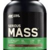 Optimum Nutrition Serious Mass: High Protein Muscle Building & Weight Gainer Protein Powder, 50 Grams of Protein, Vitamin C, Zinc And Vitamin D For Immune Support - Chocolate, 6 Lbs (2.72 KG)