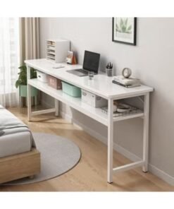 keke Double Layer Computer And Home Desk Long Table
