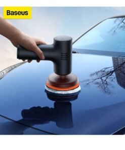 Baseus Rechargeable Car Polisher, Mini Cordless Car Polisher, Compact and Lightweight Electric Polisher, Car Polisher (4000mAh, 300 RPM for Polishing and Buffing) - Black