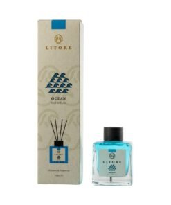 Litore Reed Diffuser - Ocean Fragrance, 100ml | Long-Lasting Home Fragrance | Natural & Elegant Room Diffuser